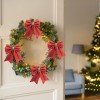 Christmas Tree Ornaments & Wreath Bow Pendants – Christmas Decorations for Window & Scene Layout Christmas Tree Ornaments & Wreath Bow Pendants – Christmas Decorations for Window & Scene Layout