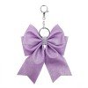 Sport Glitter Cheer Bow Keychain Girls Beautiful Keyfob Mach the Bow Beautiful Bag Decoration
