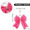 Sport Glitter Cheer Bow Keychain Girls Beautiful Keyfob Mach the Bow Beautiful Bag Decoration