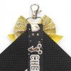 6.5inch the Soccer Football Basketball Cheer Bows Keychain Sport Pin Me Leopard Keyring Bag Keychain Decoration