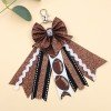 6.5inch the Soccer Football Basketball Cheer Bows Keychain Sport Pin Me Leopard Keyring Bag Keychain Decoration 6.5inch the Soccer Football Basketball Cheer Bows Keychain Sport Pin Me Leopard Keyring Bag Keychain Decoration