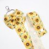Spring Summer Hair Bow Holder Sunflower Daisy Bows Keychain Children Watermelon Pineapple Bow Holder