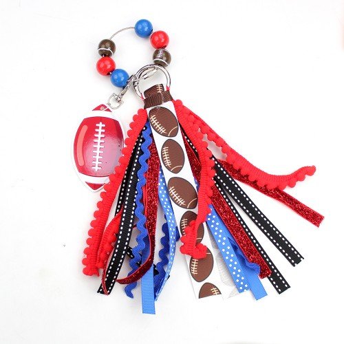 Sport Football BOGG Bag Tassel Girls Sport Personalized Bag Long Streamer Decoration for Bag
