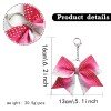 Rhinestone Ombre Cheer Bows Rhinestone Ombre Cheerleading Glitter Stystal Cheer Bow for Girls Kids Hair Accessories