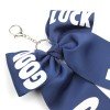 Sport Good Luck Pin Me Cheer Bow Keychain Pin Me Cheer Ribbon Bow Cheerleader Bag Charm Bag Decoration