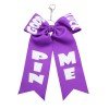 Sport Good Luck Pin Me Cheer Bow Keychain Pin Me Cheer Ribbon Bow Cheerleader Bag Charm Bag Decoration