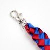 Braided Clip with Satin Ribbon Colorful Woven Braided Satin Keychains for Bag Fashion Keychain Charm Braided Clip with Satin Ribbon Colorful Woven Braided Satin Keychains for Bag Fashion Keychain Charm