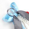 Pearl Fringe Boot Bow Girls Gingham Long Streamer Pearl Tassel Boot Charm with Pearl Ribbon Bow Hanging Ornament Pearl Fringe Boot Bow Girls Gingham Long Streamer Pearl Tassel Boot Charm with Pearl Ribbon Bow Hanging Ornament
