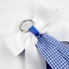 Large Gingham Polka Dot Lace Boot Bow for Cowgirl Boots Cowgirl Big Long Streamer Boot Bow Polka Dot Ribbon Boot Ornament