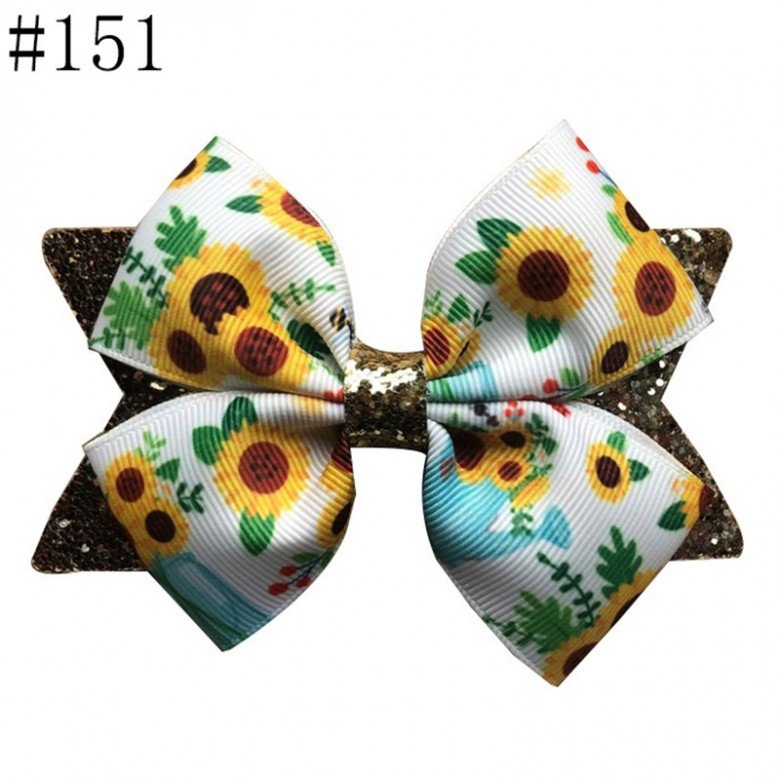 3.5" Glitter Hair Bows Kids Toddler Cute Leather Clip Girls Hair Accessories151-215 3.5" Glitter Hair Bows Kids Toddler Cute Leather Clip Girls Hair Accessories151-215