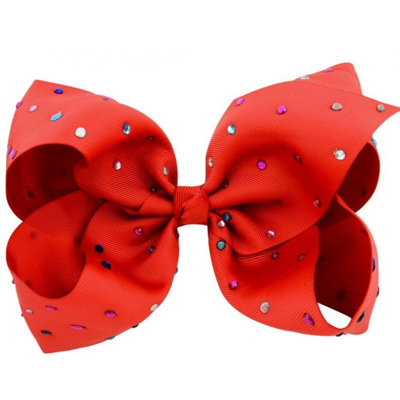 8" Large colorful diamond boutique Bow With Hair Clip rhinestones big hair bows 8" Large colorful diamond boutique Bow With Hair Clip rhinestones big hair bows