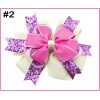 5'' glitter layered hair bows popular shinne girl big bows with glitter ribbon 5'' glitter layered hair bows popular shinne girl big bows with glitter ribbon