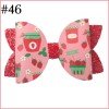 4'' Glitter hair bows fruit flower holiday glitter leather hair clips 4'' Glitter hair bows fruit flower holiday glitter leather hair clips