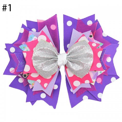 5‘’big glitter inspired hair bows purple red black leopard hair bows for shiny glitter bows 5‘’big glitter inspired hair bows purple red black leopard hair bows for shiny glitter bows