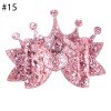 3.5‘’princess crown glitter hair bows for toddle girl hair clips 3.5‘’princess crown glitter hair bows for toddle girl hair clips