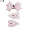 3.5'' Glitter Hair Bow for Girls Sparkly Rainbow Hair Bow