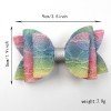Summer Lace Glitter Hair Bows Girls Colorful Mermaid Glitter Leather Hair Clip Kids Hair Accessories Summer Lace Glitter Hair Bows Girls Colorful Mermaid Glitter Leather Hair Clip Kids Hair Accessories
