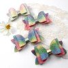 Summer Lace Glitter Hair Bows Girls Colorful Mermaid Glitter Leather Hair Clip Kids Hair Accessories Summer Lace Glitter Hair Bows Girls Colorful Mermaid Glitter Leather Hair Clip Kids Hair Accessories