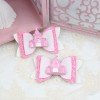 Princess Hair Bow Clip Castle Glitter Bow for Kids Toddler Castle Hair Bows for Girls Kids Hair Accessories