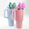 4''Stanley Straw Bow Topper Tumbler Glitter Bow for Stanley Cup Decor Decoration Accessories Glitter Bows for Girls