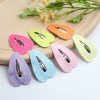 Girls cute colorful BB Hair Clip for Toddler Glitter Leather Baby Hair Clips Kids Hair Accessories