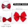 Sweet Ruffled Edge Hair Bows with Clips for Girls, 3Pcs Solid Color Ruched Fabric Hairpins Set, Cute Toddler Kids School Uniform Headwear Sweet Ruffled Edge Hair Bows with Clips for Girls, 3Pcs Solid Color Ruched Fabric Hairpins Set, Cute Toddler Kids School Uniform Headwear