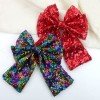 Sequin Bow Cool Color Large Swallowtail Hair Bow Clips Glitter Solid Color Hair Clip Girls Hair Bow Accessories Sequin Bow Cool Color Large Swallowtail Hair Bow Clips Glitter Solid Color Hair Clip Girls Hair Bow Accessories