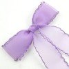 Girls Organza Tassel Hair Bow Clips Solid Color Ruffled Long Streamer Hair Clips Kids Hair Bow Accessories