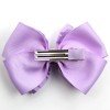 Girls Organza Hair Bow Clips with Rhinestone Solid Color Ruffled Mesh Hair Clips Kids Hair Bow Accessories