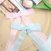   Solid Color Long Streamer Hair Clips Kids Hair Bow Accessories