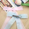   Solid Color Long Streamer Hair Clips Kids Hair Bow Accessories