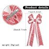 Back to School Gingham Hair Bows for Girls Moonstitch Long Tail Plaid Hair Bow Clips Kids Hair Bow Accessories Back to School Gingham Hair Bows for Girls Moonstitch Long Tail Plaid Hair Bow Clips Kids Hair Bow Accessories
