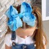Cute Ruffle Edge Large Hair Bow Grosgrain Ribbon Bowknot Hair Clip for Girls Cute Ruffle Edge Large Hair Bow Grosgrain Ribbon Bowknot Hair Clip for Girls