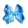 Cute Ruffle Edge Large Hair Bow Grosgrain Ribbon Bowknot Hair Clip for Girls Cute Ruffle Edge Large Hair Bow Grosgrain Ribbon Bowknot Hair Clip for Girls