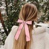 Moonstitch Suede Long Sailor Hair Bows For Girls Coquette Faux Suede Bow Barrette for Long Hair Kids Hair Accessories Moonstitch Suede Long Sailor Hair Bows For Girls Coquette Faux Suede Bow Barrette for Long Hair Kids Hair Accessories