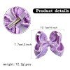 Gingham Moonstitch Hair Bows Plaid Hair Bows alligator Clips Checkered Moonstitch Ponytail Hair Bow Accessories