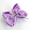 Gingham Moonstitch Hair Bows Plaid Hair Bows alligator Clips Checkered Moonstitch Ponytail Hair Bow Accessories