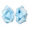 4.5" Polka Dot Loopy Stacked Hair Bow Clips Boutique Hairbows for Kids Girls Toddlers
