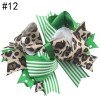 Children’s hair accessories，three-layered leopard-print flower bow hair clips, girls’ head ornaments.