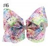 Splash-ink jojo Alligator Clip rainbows Hair Bow Splash-ink jojo Alligator Clip rainbows Hair Bow