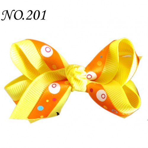 2.75'' boutique double abc girl hair Bows 201-260
