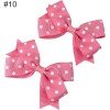 3inch pigtail polka dot hair clips for girl toddle hair clips