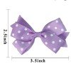 3inch pigtail polka dot hair clips for girl toddle hair clips