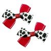 2.7''cow Pattern Hair Bows Red pink Cow Girl Cute Hair Clip Set for Girls Kids Hair Accessories 2.7''cow Pattern Hair Bows Red pink Cow Girl Cute Hair Clip Set for Girls Kids Hair Accessories