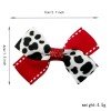 2.7''cow Pattern Hair Bows Red pink Cow Girl Cute Hair Clip Set for Girls Kids Hair Accessories 2.7''cow Pattern Hair Bows Red pink Cow Girl Cute Hair Clip Set for Girls Kids Hair Accessories
