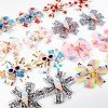 Summer Ice Cream Pinwheel Hair Bows Cute Watermelon Pineapple Fruit Hair Clip Kids Hair Bow Accessories