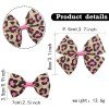 3pcs/set Leopard Hair Bows Clip , Kids Hair Bows Accessories 3pcs/set Leopard Hair Bows Clip , Kids Hair Bows Accessories