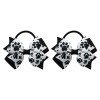 2pcs Paw Print Hair Bows Dog Black Paw Print Hair Bow Clip Dog Lover Accessories Kids Hair Bow Accessories