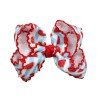 Girls Spring Summer Watermelon Strawberry Apple Moonstitch Grosgrain Ribbon Hair Bow Kids Hair Accessories