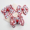 3pcs/set summer  fruit  Moonstitch Grosgrain Ribbon Hair Bow 